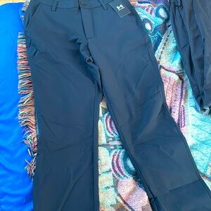 Men’s Black Khaki pants ya from under armour 32W and 34L